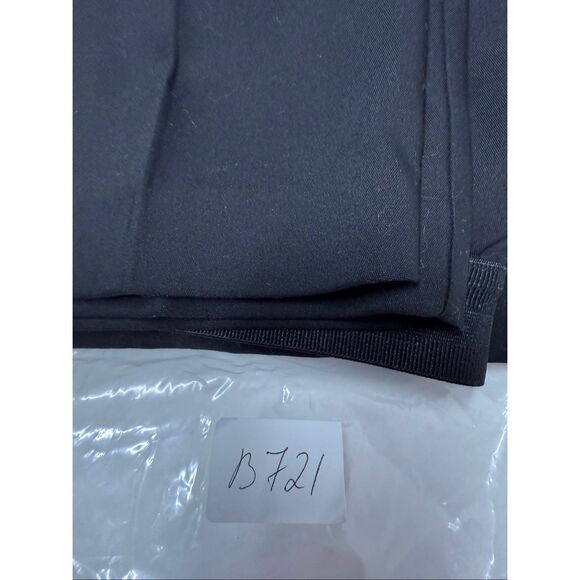 Zara Trafaluc Collection Black trousers Pants Red White Stripes Size XL - Picture 12 of 12